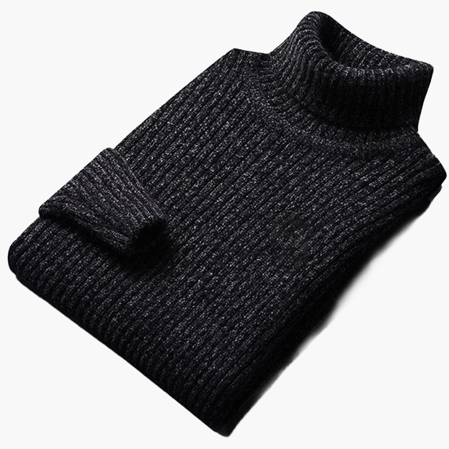 Herren Strickpullover mit Stehkragen – Modischer Alltagspullover für Büro & Freizeit
