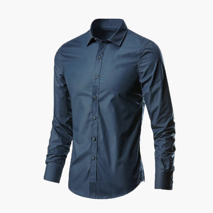 Herren Business Langarm Hemd – Elegantes Slim Fit Freizeithemd für Büro & Alltag