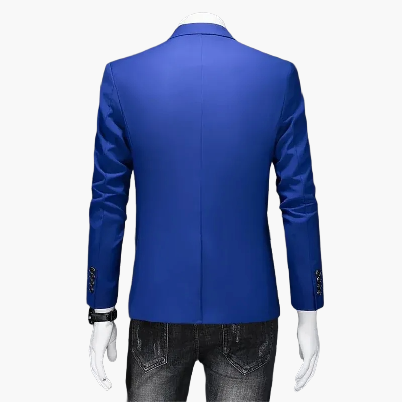 Herren Modernes Ein-Knopf-Sakko im Casual Stil – Elegantes Blazer-Outfit für Business und Freizeit