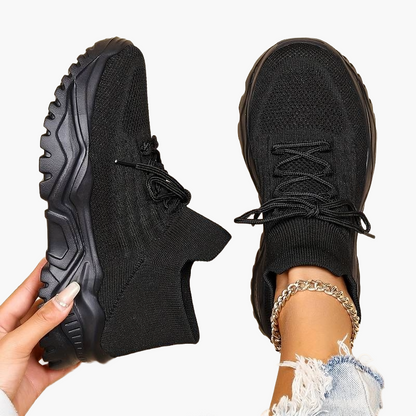 Damen Chunky Sneaker – Modische Strick-Sportschuhe für Alltag, Freizeit & Komfort