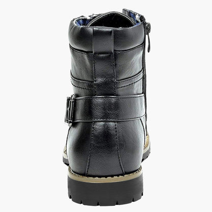 Herren Motorradstiefel im Urbanen Biker-Stil – Robuste Boots für Alltag und Freizeit