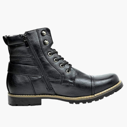 Herren Motorradstiefel im Urbanen Biker-Stil – Robuste Boots für Alltag und Freizeit