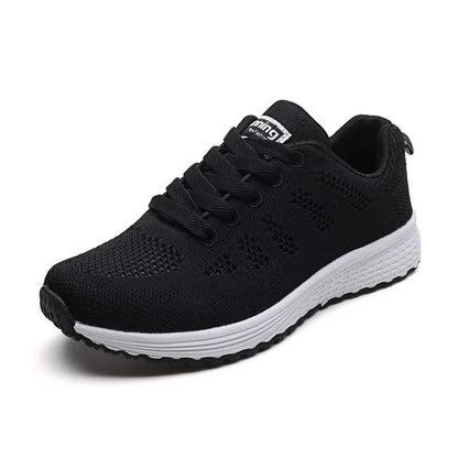 Damen Sneaker Atmungsaktiv Bequeme Freizeitschuhe Alltag Sport