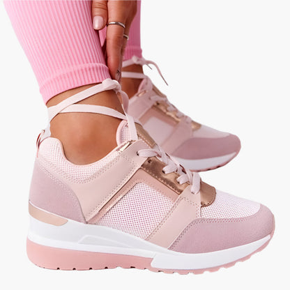 Damen Sneaker mit Keilabsatz – Modische und orthopädische Freizeitschuhe für Alltag und Komfort