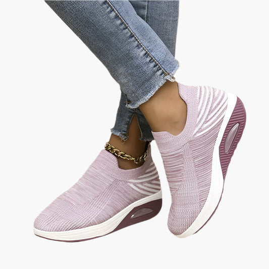 Damen Slip-On Sneakers – Bequeme Freizeitschuhe mit modernem Design für Alltag und Freizeit