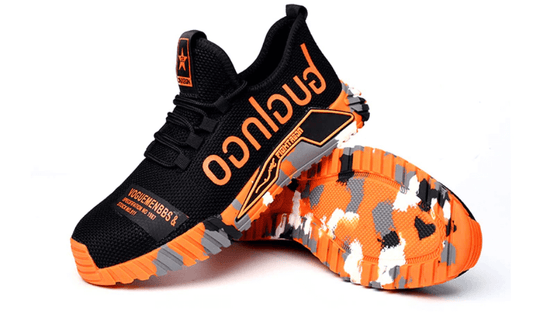 Herren Sicherheits-Arbeitsschuhe mit Stahlkappe – Sportlicher Komfort für Bau & Outdoor