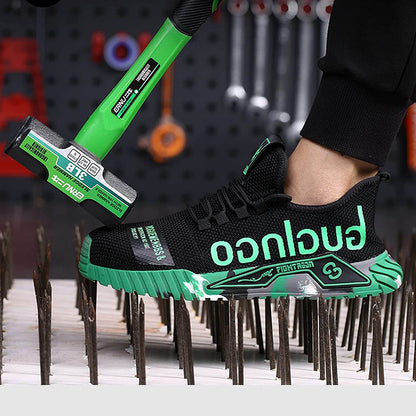 Herren Sicherheits-Arbeitsschuhe mit Stahlkappe – Sportlicher Komfort für Bau & Outdoor