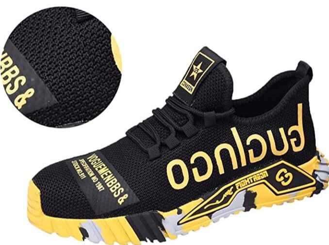 Herren Sicherheits-Arbeitsschuhe mit Stahlkappe – Sportlicher Komfort für Bau & Outdoor