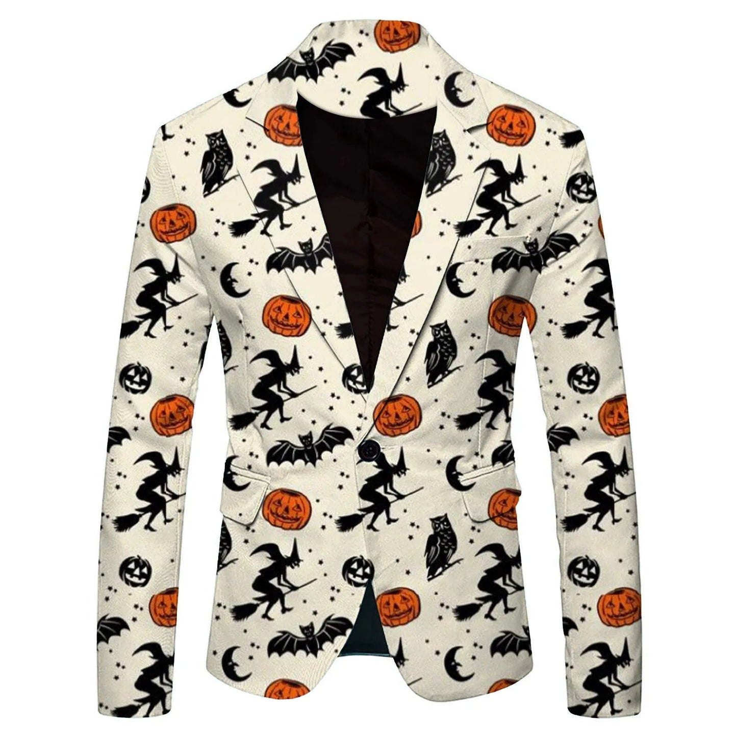 Logan - Halloween Kürbis Grafik Blazer Anzug für Männer