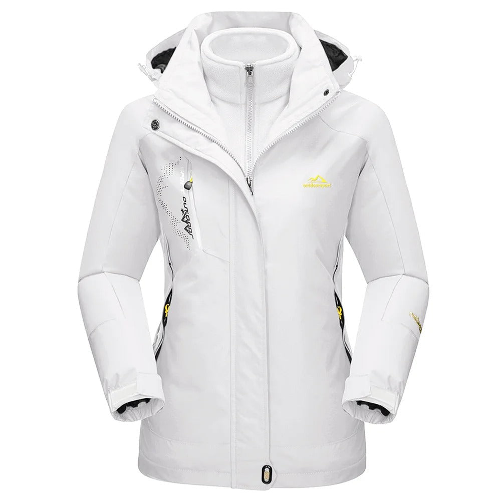 Aria – Damen Ski-Jacke mit isolierendem Futter und verstellbarer Kapuze