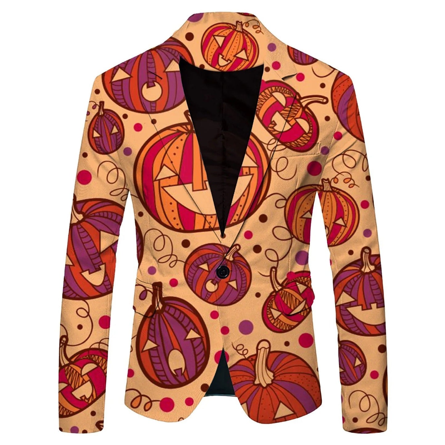 Logan - Halloween Kürbis Grafik Blazer Anzug für Männer