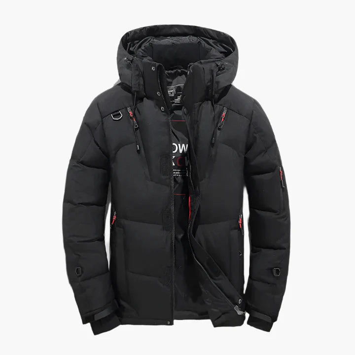 Herren Outdoor Winterjacke mit Kapuze – Klassischer Stil für Alltag und Freizeit