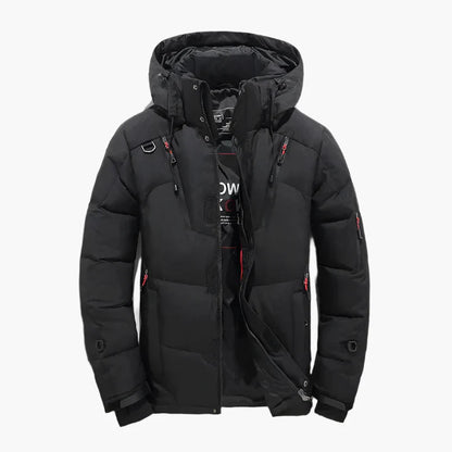 Herren Outdoor Winterjacke mit Kapuze – Klassischer Stil für Alltag und Freizeit