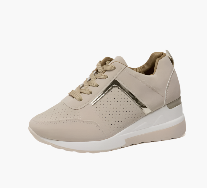 Damen Sneaker mit Keilabsatz – Modische und orthopädische Freizeitschuhe für Alltag und Komfort